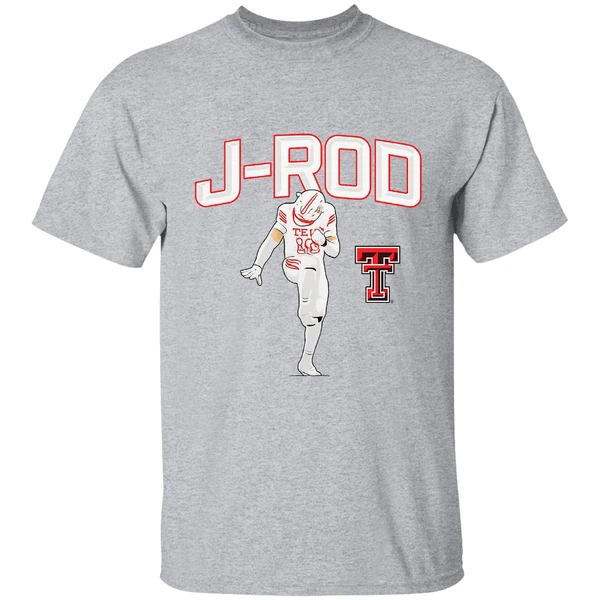 Jacob Rodriguez J Rod Texas Tech Red Raiders Football Shirt
