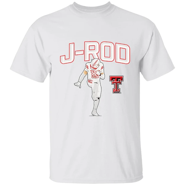 Jacob Rodriguez J Rod Texas Tech Red Raiders Football Shirt - Image 9