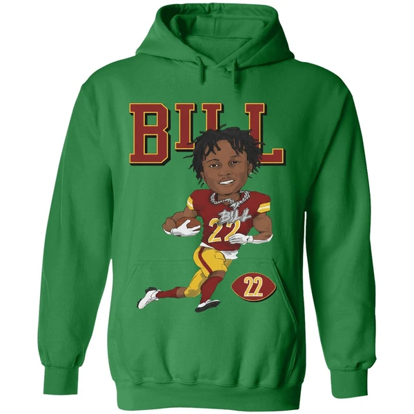 Jacory Croskey Washington Commanders Bill Nfl Football Hoodie - Image 2