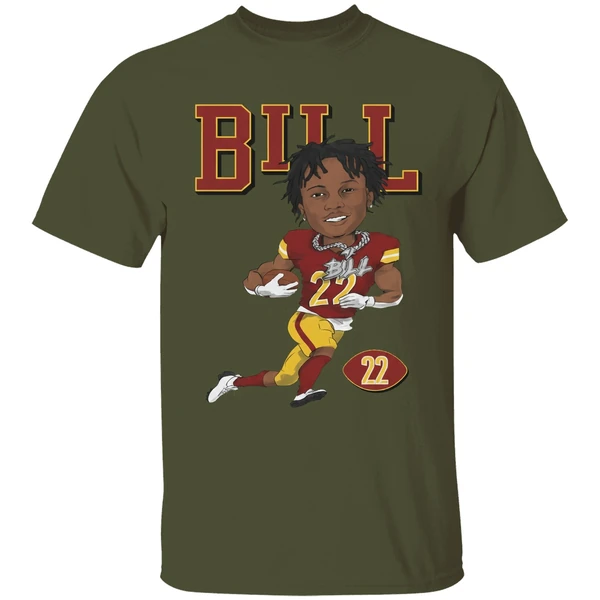 Jacory Croskey Washington Commanders Bill Nfl Football Shirt - Image 3