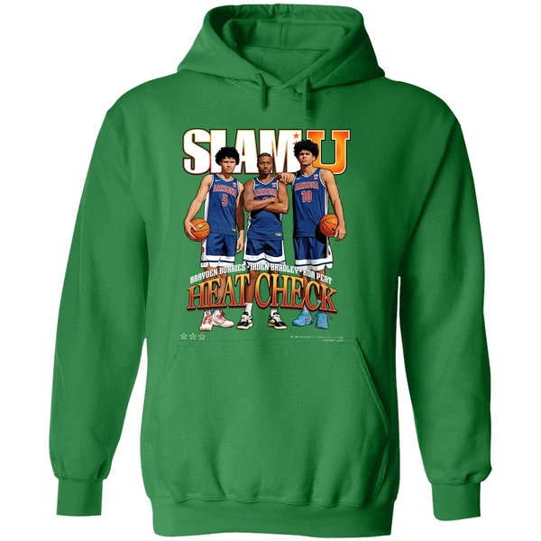 Jaden Bradley Brayden Burries And Koa Peat Arizona Wildcats Heart Check Slamu Hoodie - Image 2