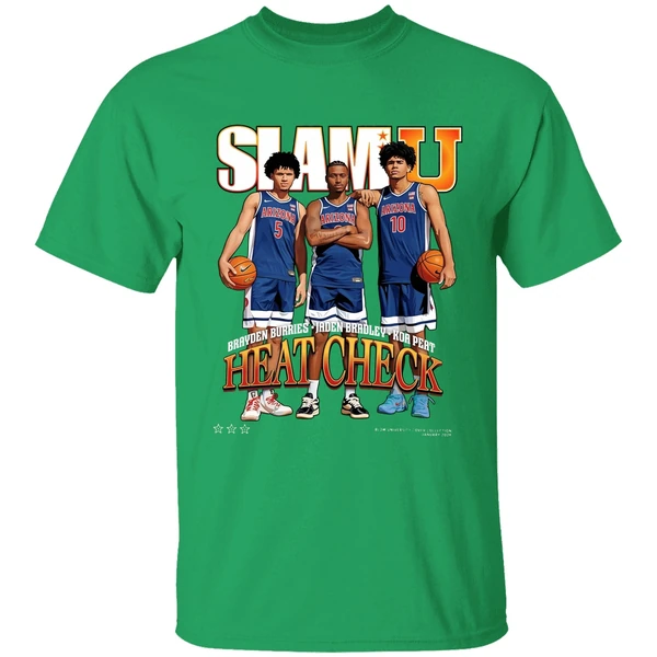 Jaden Bradley Brayden Burries And Koa Peat Arizona Wildcats Heart Check Slamu Shirt - Image 2