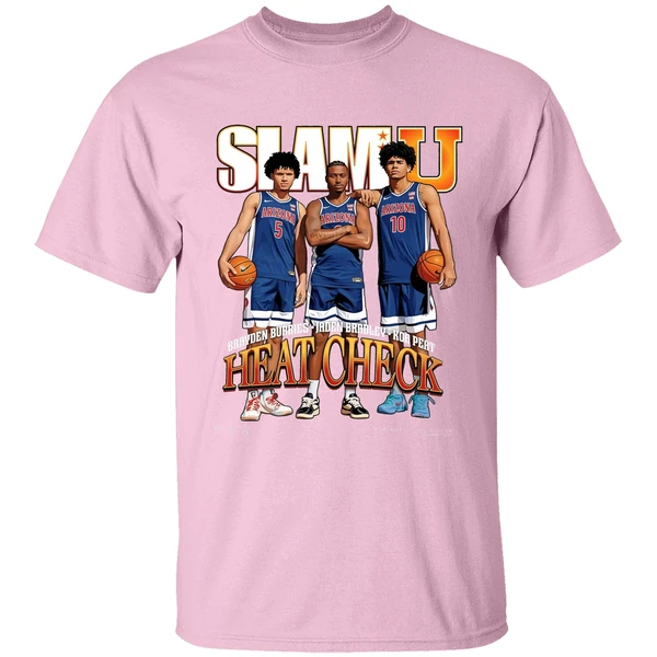 Jaden Bradley Brayden Burries And Koa Peat Arizona Wildcats Heart Check Slamu Shirt - Image 3