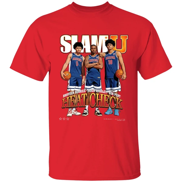 Jaden Bradley Brayden Burries And Koa Peat Arizona Wildcats Heart Check Slamu Shirt - Image 7