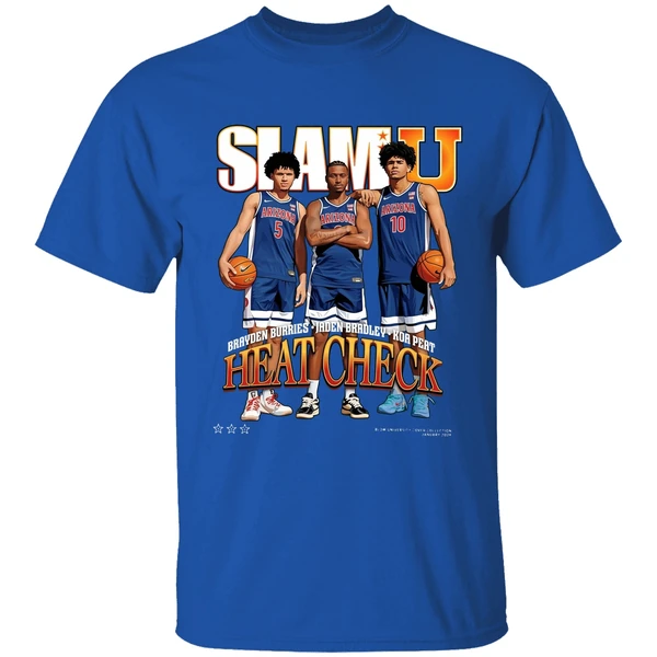 Jaden Bradley Brayden Burries And Koa Peat Arizona Wildcats Heart Check Slamu Shirt - Image 8