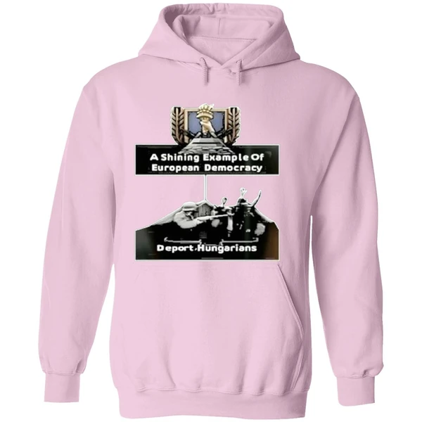 Jagermeisterski A Shining Example Of European Democracy Deport Hungarians Hoodie - Image 5