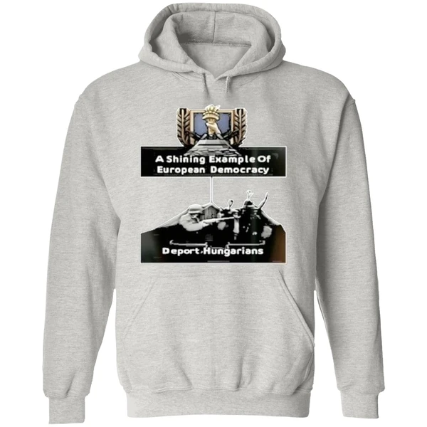 Jagermeisterski A Shining Example Of European Democracy Deport Hungarians Hoodie - Image 9