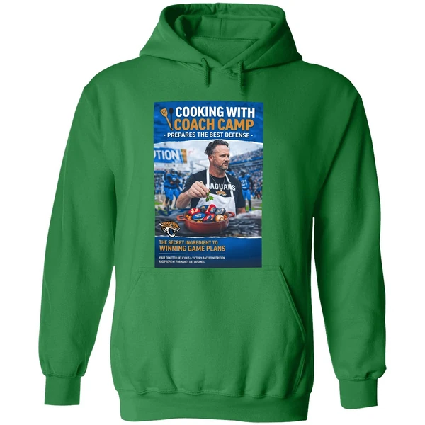 Jaguars Cooking With Coach Camp Hoodie - Image 2