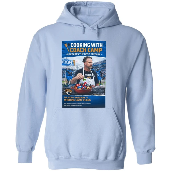 Jaguars Cooking With Coach Camp Hoodie - Image 4