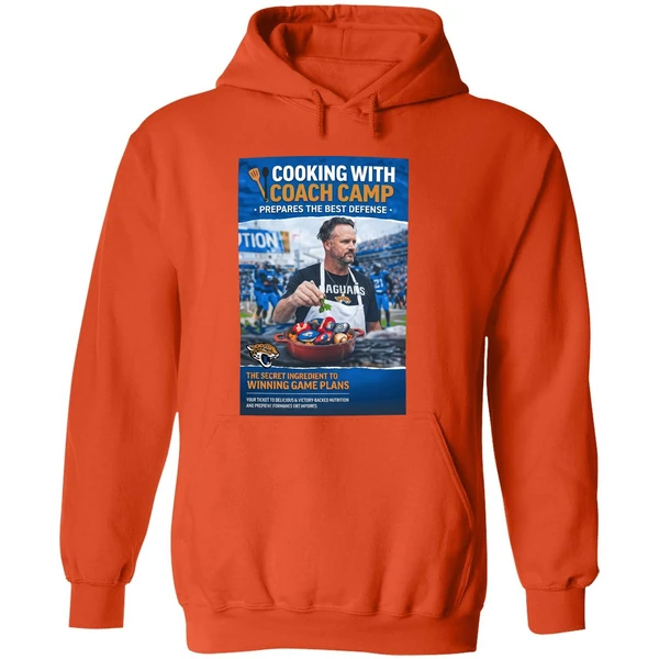 Jaguars Cooking With Coach Camp Hoodie - Image 6