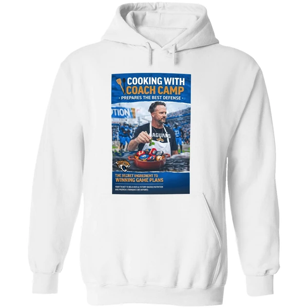 Jaguars Cooking With Coach Camp Hoodie - Image 8
