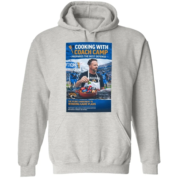 Jaguars Cooking With Coach Camp Hoodie - Image 9