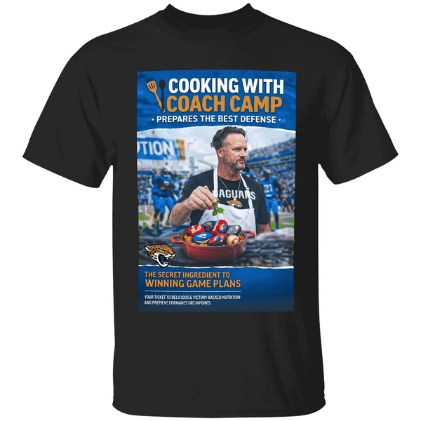 Jaguars Cooking With Coach Camp Shirt