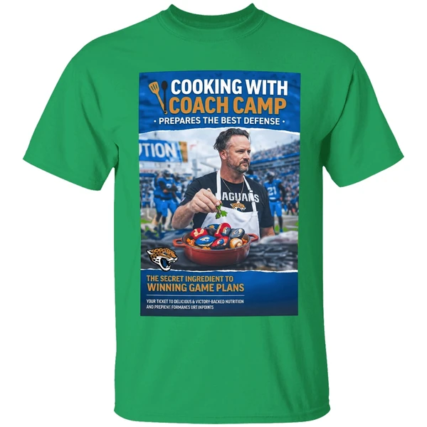 Jaguars Cooking With Coach Camp Shirt - Image 2