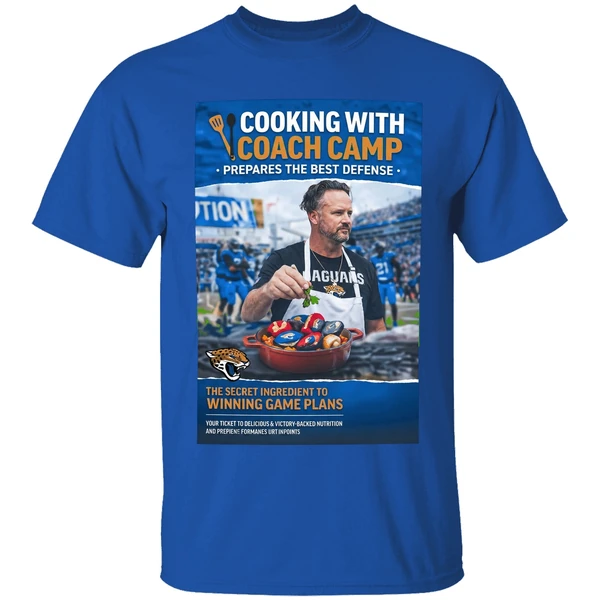 Jaguars Cooking With Coach Camp Shirt - Image 8