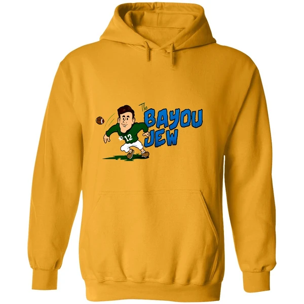 Jake Retzlaff Bayou Jew Tulane Green Wave Football Hoodie