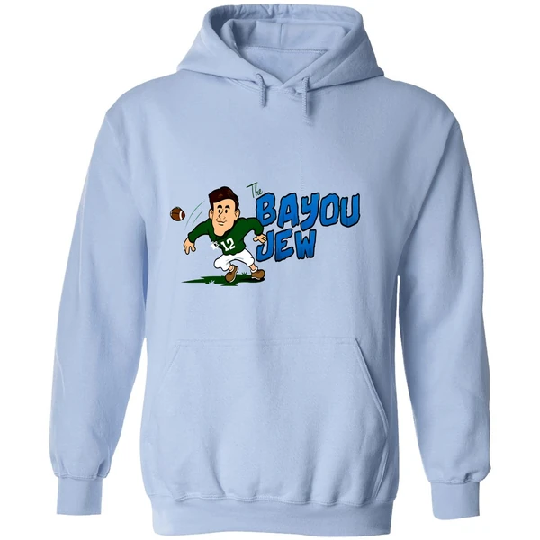 Jake Retzlaff Bayou Jew Tulane Green Wave Football Hoodie - Image 4