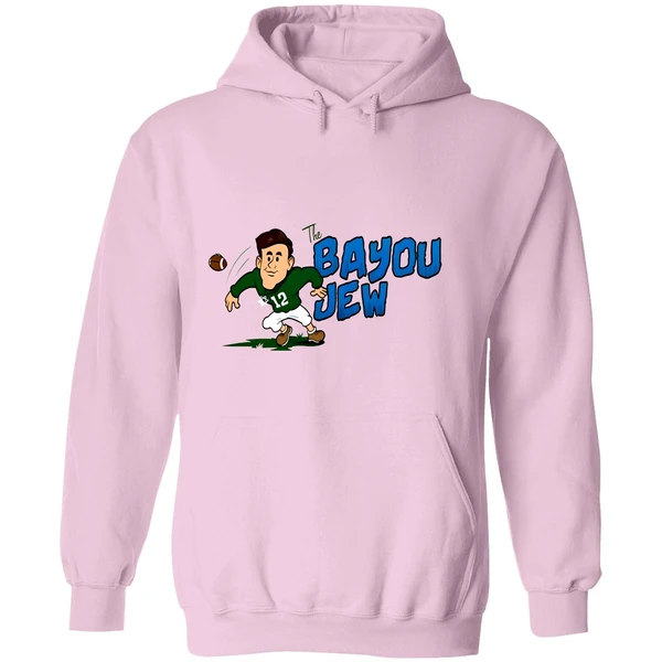 Jake Retzlaff Bayou Jew Tulane Green Wave Football Hoodie - Image 5