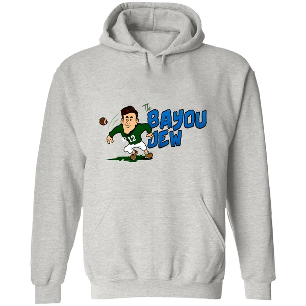 Jake Retzlaff Bayou Jew Tulane Green Wave Football Hoodie - Image 9