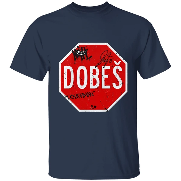 jakub dobes stop signature shirt navy