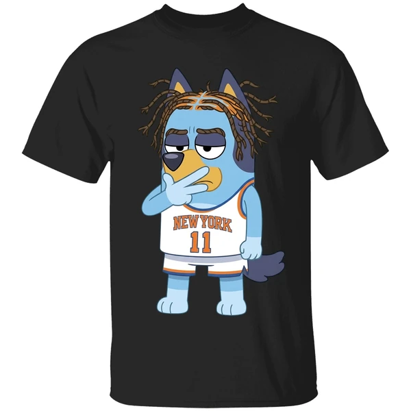 Jalen Brunson Bluey New York Knicks Basketball Shirt