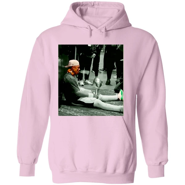 Jalen Hurts Celley Cigar Trophy Super Bowl Lix Hoodie - Image 5
