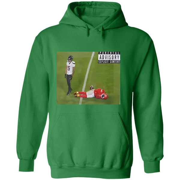 Jalen Pitre Delivers A Monster Hit To Rashee Rice Kansas City Chiefs Hoodie - Image 2