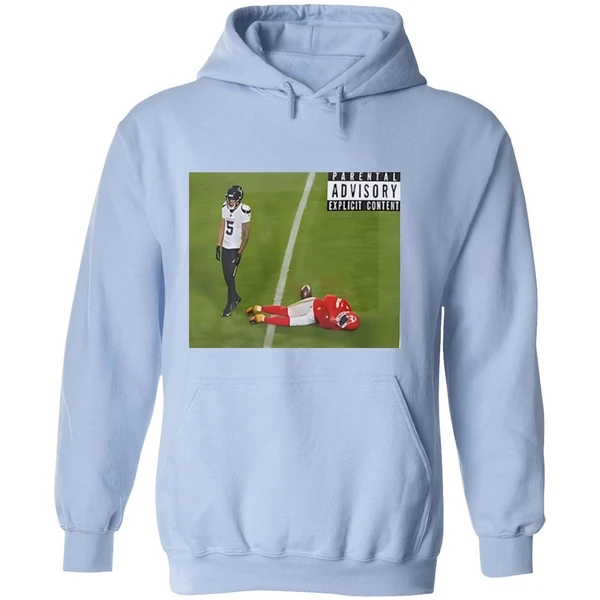 Jalen Pitre Delivers A Monster Hit To Rashee Rice Kansas City Chiefs Hoodie - Image 4