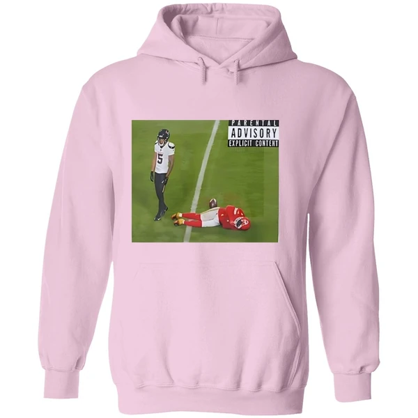 Jalen Pitre Delivers A Monster Hit To Rashee Rice Kansas City Chiefs Hoodie - Image 5