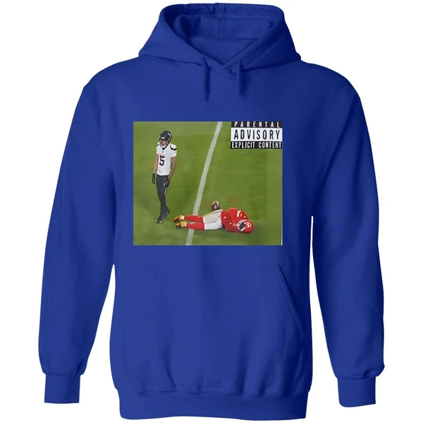 Jalen Pitre Delivers A Monster Hit To Rashee Rice Kansas City Chiefs Hoodie - Image 7