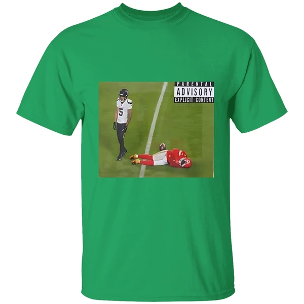 Jalen Pitre Delivers A Monster Hit To Rashee Rice Kansas City Chiefs Shirt - Image 2