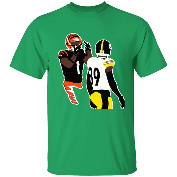 Ja'marr Chase Middle Finger Minkah Fitzpatrick Art Painting Shirt
