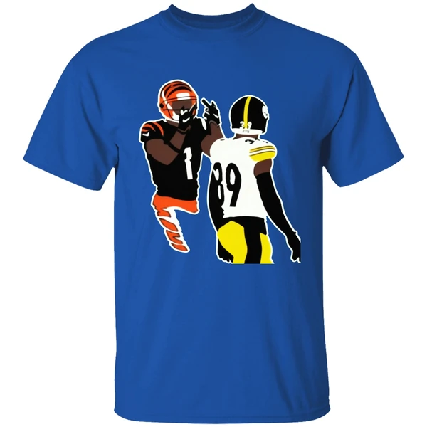 Ja'marr Chase Middle Finger Minkah Fitzpatrick Art Painting Shirt - Image 7