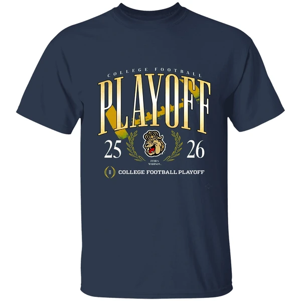 James Madison Dukes 2025 2026 College Football Playoff Shirt - Image 5