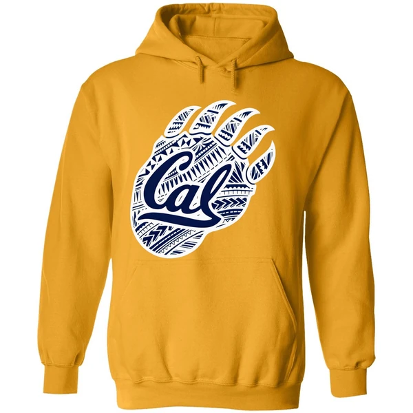 Jaron Keawe Sagapolutele Wearing Cal Bear Paws Hoodie