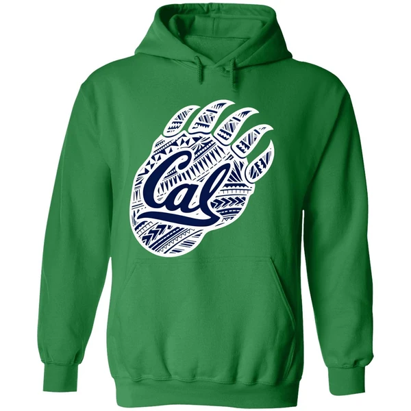 Jaron Keawe Sagapolutele Wearing Cal Bear Paws Hoodie - Image 2