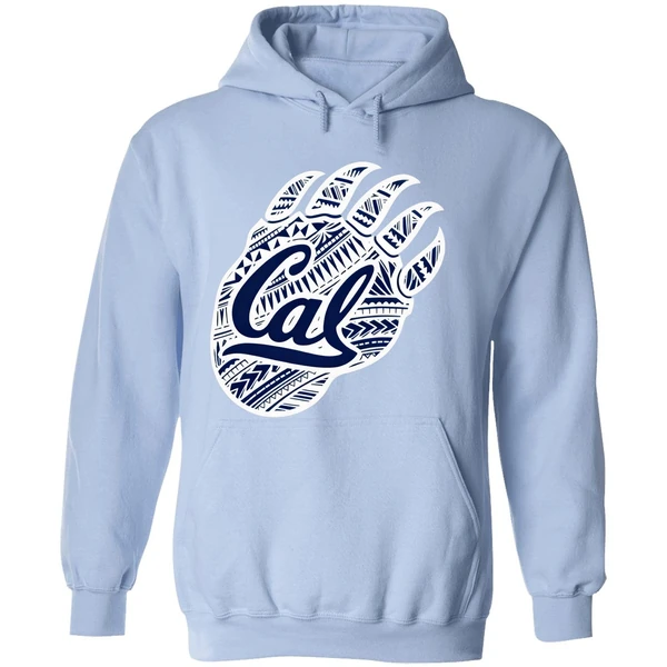 Jaron Keawe Sagapolutele Wearing Cal Bear Paws Hoodie - Image 4