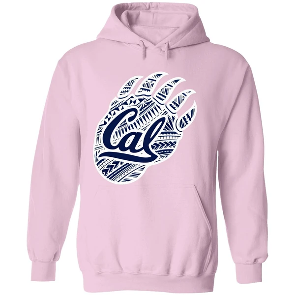 Jaron Keawe Sagapolutele Wearing Cal Bear Paws Hoodie - Image 5