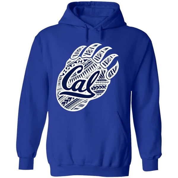 Jaron Keawe Sagapolutele Wearing Cal Bear Paws Hoodie - Image 7