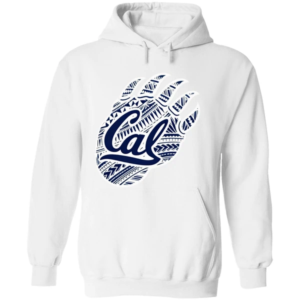 Jaron Keawe Sagapolutele Wearing Cal Bear Paws Hoodie - Image 8