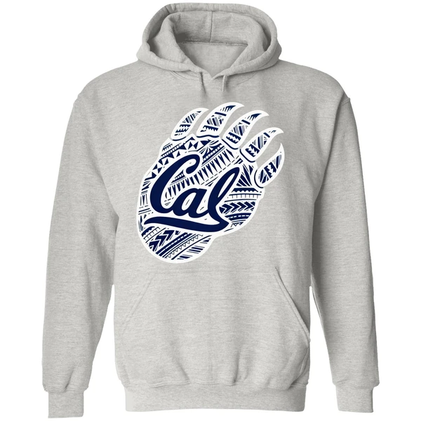 Jaron Keawe Sagapolutele Wearing Cal Bear Paws Hoodie - Image 9