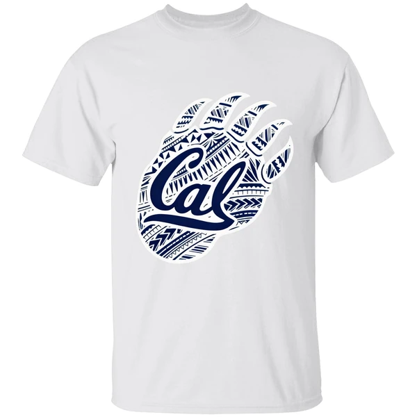 Jaron Keawe Sagapolutele Wearing Cal Bear Paws Shirt