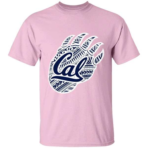 Jaron Keawe Sagapolutele Wearing Cal Bear Paws Shirt - Image 2