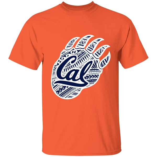 Jaron Keawe Sagapolutele Wearing Cal Bear Paws Shirt - Image 3