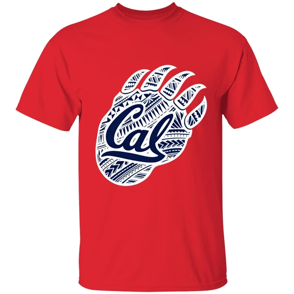 Jaron Keawe Sagapolutele Wearing Cal Bear Paws Shirt - Image 4