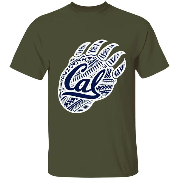 Jaron Keawe Sagapolutele Wearing Cal Bear Paws Shirt - Image 9