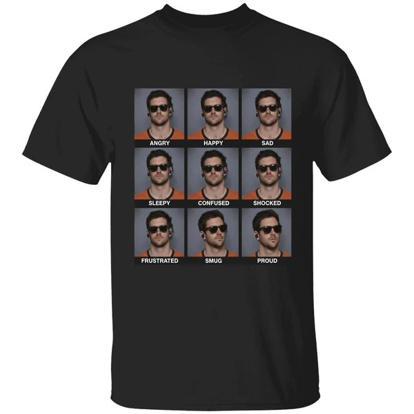 Jarrett Stidham Emotions Angry Happy Sad Shirt