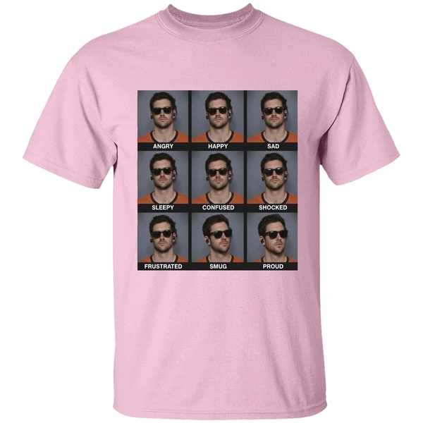 Jarrett Stidham Emotions Angry Happy Sad Shirt - Image 3