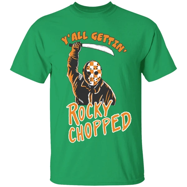 Jason Voorhees Rocky Chopped Yall Gettin Shirt - Image 2