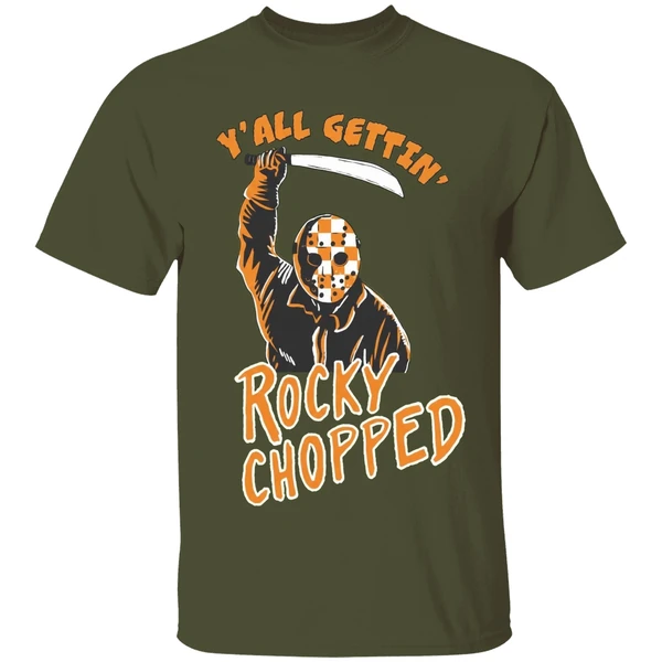 Jason Voorhees Rocky Chopped Yall Gettin Shirt - Image 4